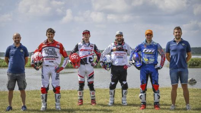 Nella foto, da sinistra: Cristian Rossi, Andrea Verona, Davide Guarneri, Thomas Oldrati, Matteo Cavallo, Andrea Balboni