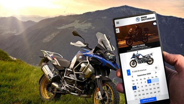 L’app per noleggiare moto col servizio Rent a Ride di Bmw Motorrad