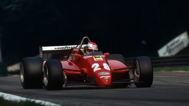 Mario Andretti a Monza nel settembre 1982 Getty