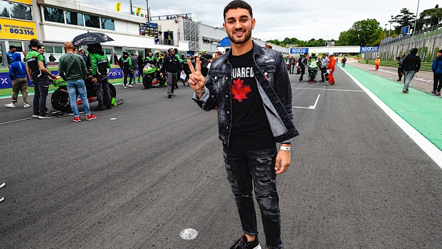 Dennis Foggia, pilota Moto3, in visita al Civ