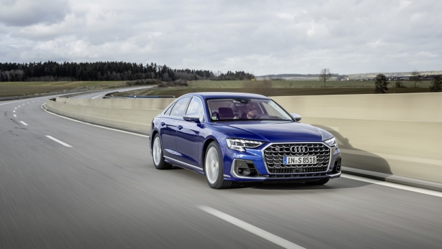 A8 porta al debutto la nuova tecnologia d'illuminazione sviluppata da Audi