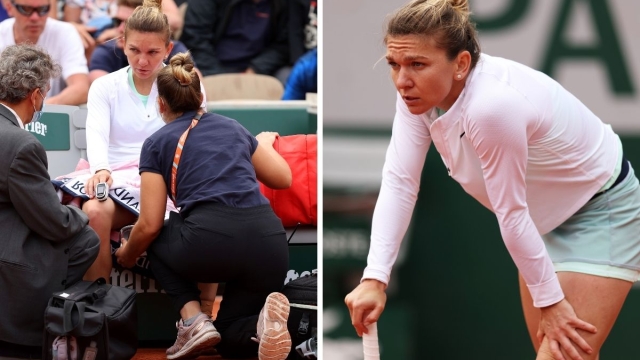 Simona Halep Roland Garros 2022 panico