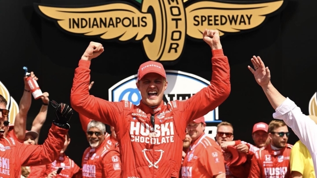 Marcus Ericsson, vincitore della 500 Miglia di Indianapolis 2022. Fb/Chip Ganassi Racing