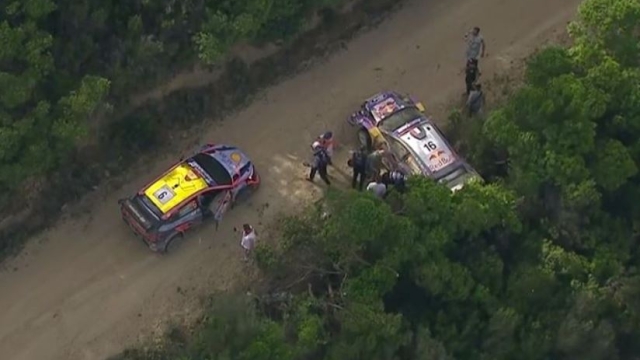 Le immagini dell'incidente nell'ultima prova del Rally Italia Sardegna sabato