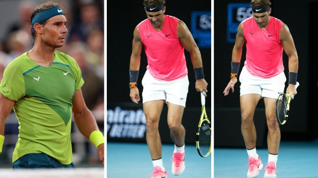 Rafael Nadal piede con sindrome di Mueller-Weiss
