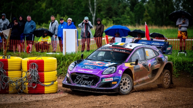 Craig Breen (Ford M-Sport) è il più veloce nella PS 1 del Rally Estonia 2022