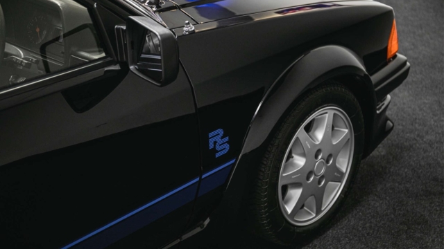La Ford Escort RS di Lady D, perfettamente conservata in ogni dettaglio