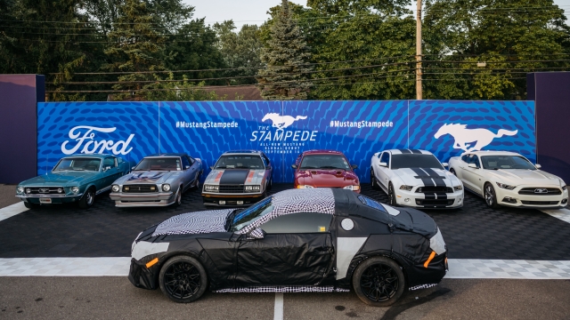 Ford announced at the 2022 Woodward Dream Cruise that it will welcome Ford Mustang owners, fans, media and its employees to The Stampede – the global debut of the all-new, seventh-generation Ford Mustang taking place at the Detroit Auto Show on Sept. 14 at 8 p.m. EDT. A camouflaged version of the vehicle was on display.