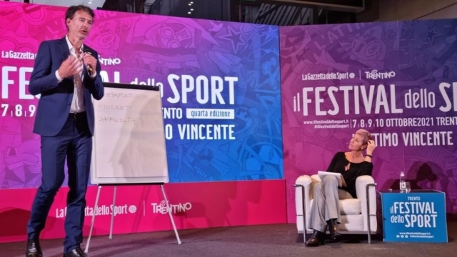 Riccardo Pittis al Festival dello Sport di Trento