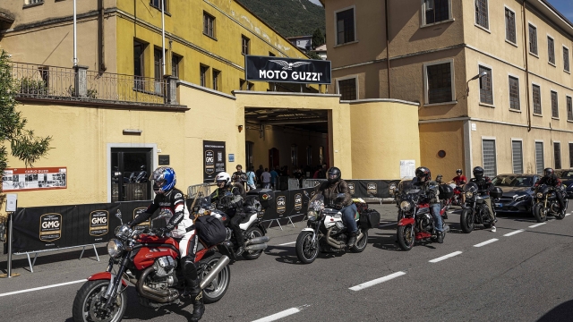Il mitico stabilimento Moto Guzzi di Mandello del Lario, fulcro delle GMG 2022