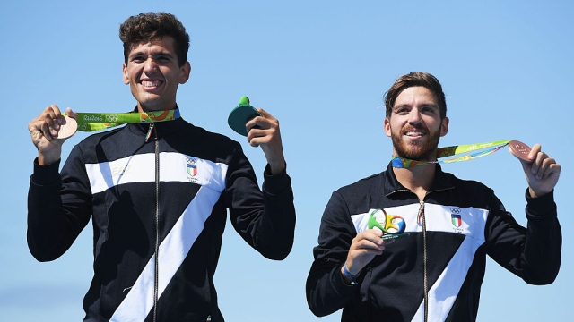 Abagnale e Di Costanzo con il bronzo di Rio