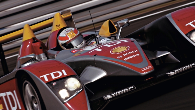 Motorsport – the Audi R 10 TDI at his Le Mans win in 2008