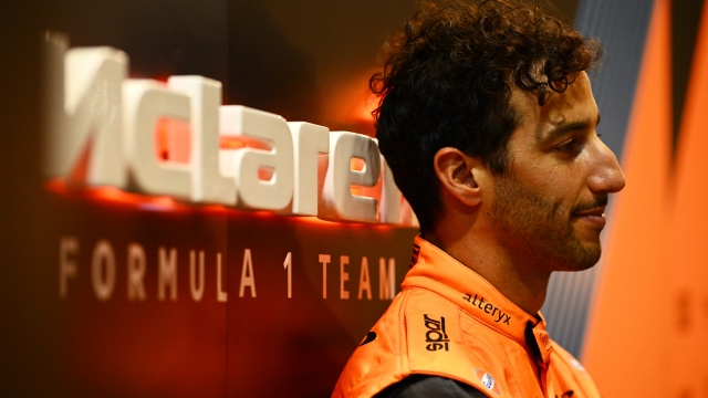 SINGAPORE, SINGAPORE - SEPTEMBER 29: Daniel Ricciardo of Australia and McLaren looks on in the Paddock during previews ahead of the F1 Grand Prix of Singapore at Marina Bay Street Circuit on September 29, 2022 in Singapore, Singapore. (Photo by Clive Mason/Getty Images,)