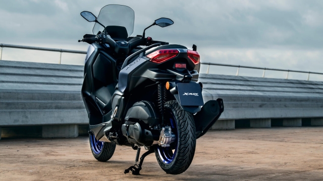 Il retrotreno rivisto dei nuovi scooter Xmax 2023