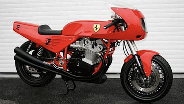 La moto fu realizzata con il benestare di Piero Lardi Ferrari