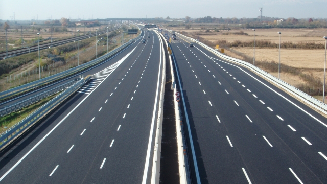 Un tratto dell'autostrada A4 Milano-Torino