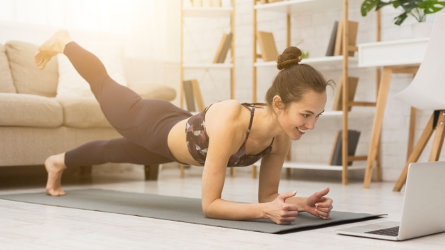 Tappetino per yoga a casa