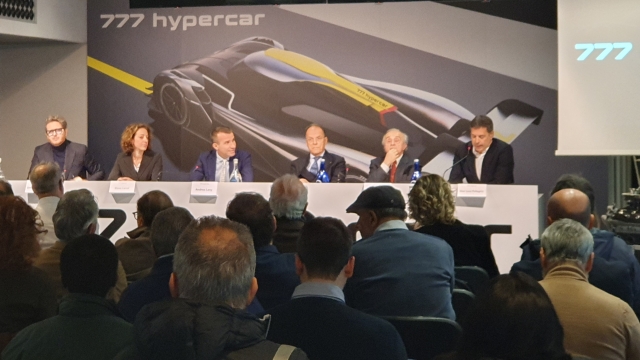 La conferenza stampa di presentazione della 777 Hypercar a Monza