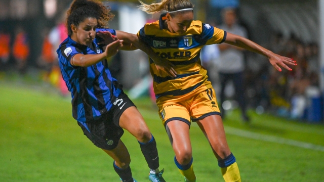 Nora Heroum, con la maglia del Parma, contro l'Inter (Foto: Corrado Benedetti)