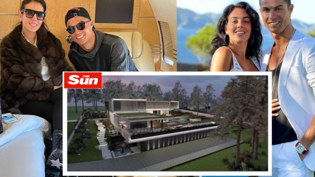 Cristiano Ronaldo e Georgina Rodriguez villa