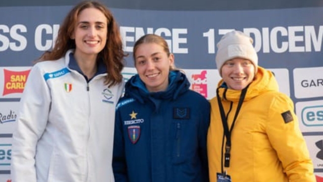 Podio femminile Milano Cross Challenge 2022