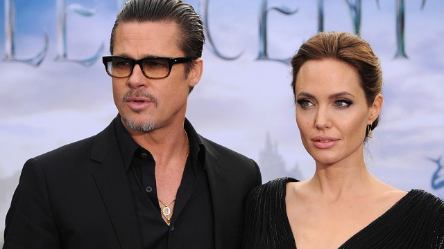 Brad Pitt e Angelina Jolie nel 2014