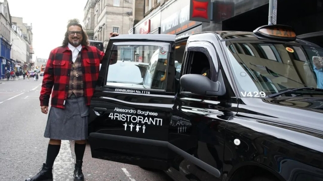 Alessandro Borghese e "4 Ristoranti" da Edimburgo - Instagram/Alessandro Borghese