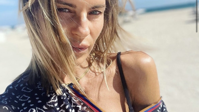 Martina Colombari in vacanza a Miami