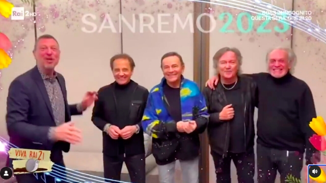 Reunion dei Pooh a Sanremo 2023