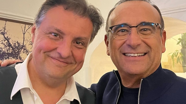 Claudio Lauretta e Carlo Conti Tali e Quali 2023