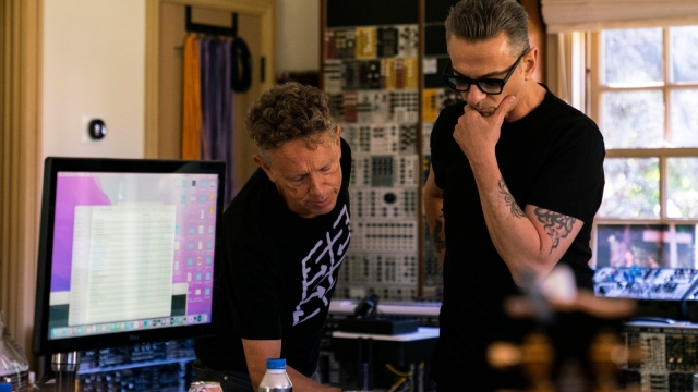 I Depeche Mode in studio nel 2022 - Facebook/Depeche Mode