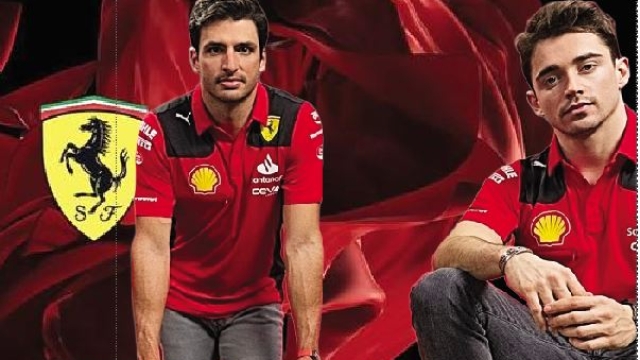 Carlos Sainz e Charles Leclerc, piloti Ferrari 2023