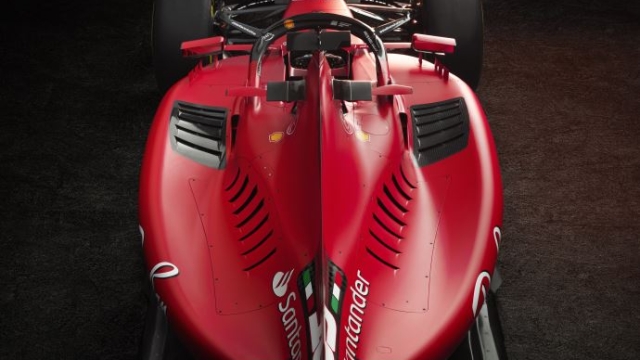 Il retrotreno della nuova Ferrari SF-23