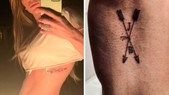 Jennifer Lopez e Ben Affleck hanno fatto il primo tatuaggio di coppia