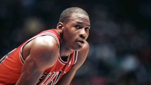 Chicago Bulls All-Star forward  # 23 Michael Jordan file photos. (Photo by Tom Berg/WireImage)