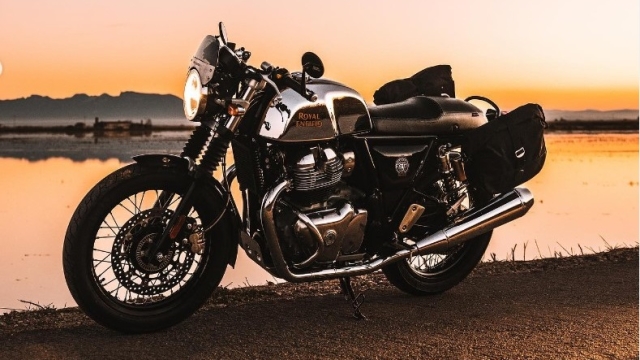 La Royal Enfield Continental GT 650 in versione "Thunder"
