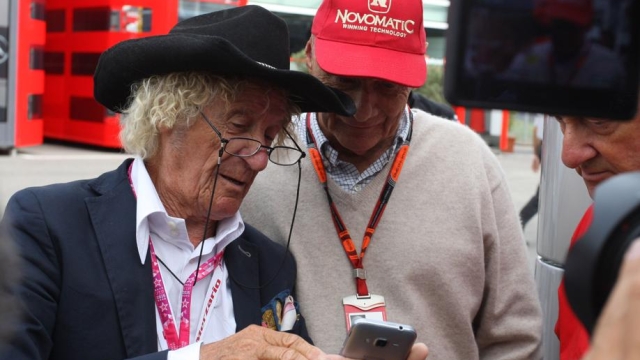 Arturo Merzario e Niki Lauda
