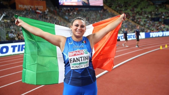Sara Fantini, vincitrice dei campionati italiani 2023 a Rieti