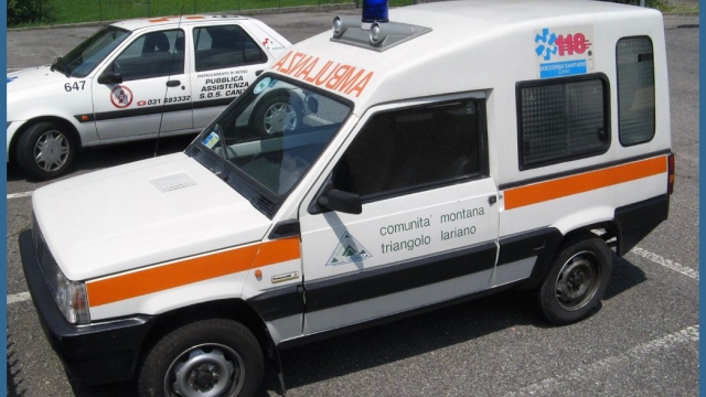La Fiat Panda Ambulanza carrozzata da Boneschi