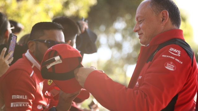 Frederic Vasseur, team principal Ferrari. GETTY
