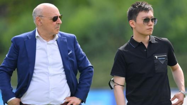 Marotta and Zhang, symbolizing young leadership in football