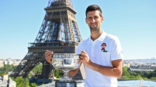 Novak Djokovic, campione del 2021. Afp