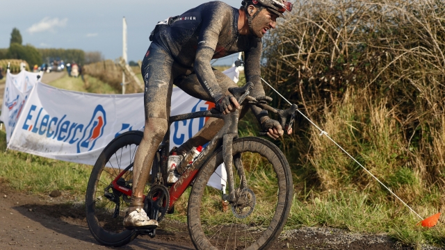 Paris Roubaix 2021 -118th Edition - Denain - Roubaix 257,7 km - 03/10/2021 - Gianni Moscon (ITA - Ineos Grenadiers) - photo Luca Bettini/BettiniPhoto©2021