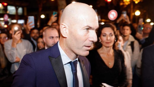 Zinedine Zidane, 50 anni, allenatore francese. Afp