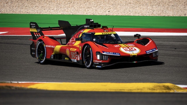 La Ferrari 499 numero 50 che ha fatto il terzo tempo con Micklas Nielsen