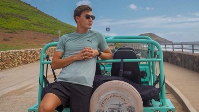 George Russell, 25 anni, in un momento di relax (Instagram George Russell)
