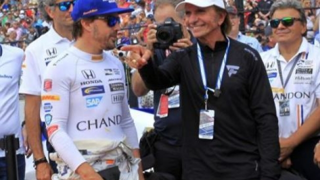 Emerson Fittipaldi con Alonso ai tempi della McLaren