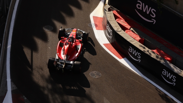 BAKU, AZERBAIJAN - APRIL 28: Charles Leclerc of Monaco driving the (16) Ferrari SF-23 on track during qualifying ahead of the F1 Grand Prix of Azerbaijan at Baku City Circuit on April 28, 2023 in Baku, Azerbaijan. (Photo by Francois Nel/Getty Images)