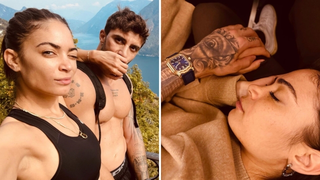 Elodie e il fidanzato Andrea Iannone su Instagram