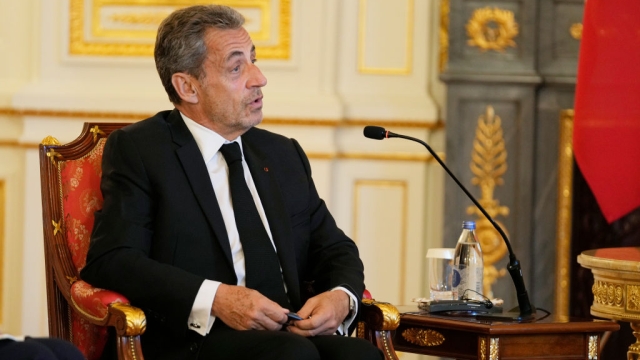 L'ex presidente della Francia Nicolas Sarkozy